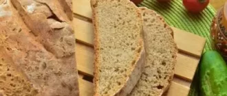 Быстрый бездрожжевой хлеб на кефире с зеленью