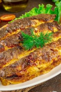 Ленивые бризоли из фарша